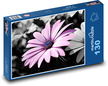 Pink Flower Puzzle 130 pieces - 28.7 x 20 cm 