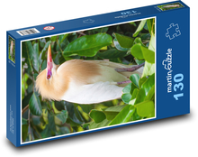 Pták - Petulubali, volavka Puzzle 130 dílků - 28,7 x 20 cm