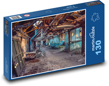 Abandoned factory - dilapidated building Puzzle 130 pieces - 28.7 x 20 cm 