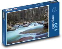 Bystrza rzeczne Puzzle 130 elementów - 28,7x20 cm