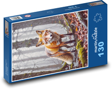 Fox in the forest Puzzle 130 pieces - 28.7 x 20 cm 