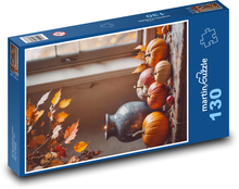 Dýně na podzimní dekorace Puzzle 130 dílků - 28,7 x 20 cm