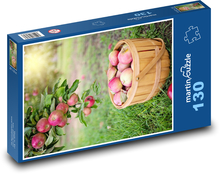Jesenný zber jabĺk Puzzle 130 dielikov - 28,7 x 20 cm 