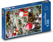 Christmas tree decorations Puzzle 130 pieces - 28.7 x 20 cm